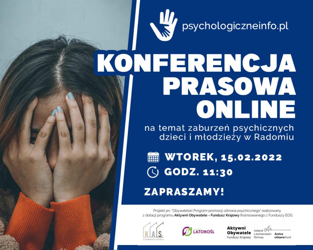 Konferencja rpasowa zaburzenia psychiczne dzieci i młodzieży