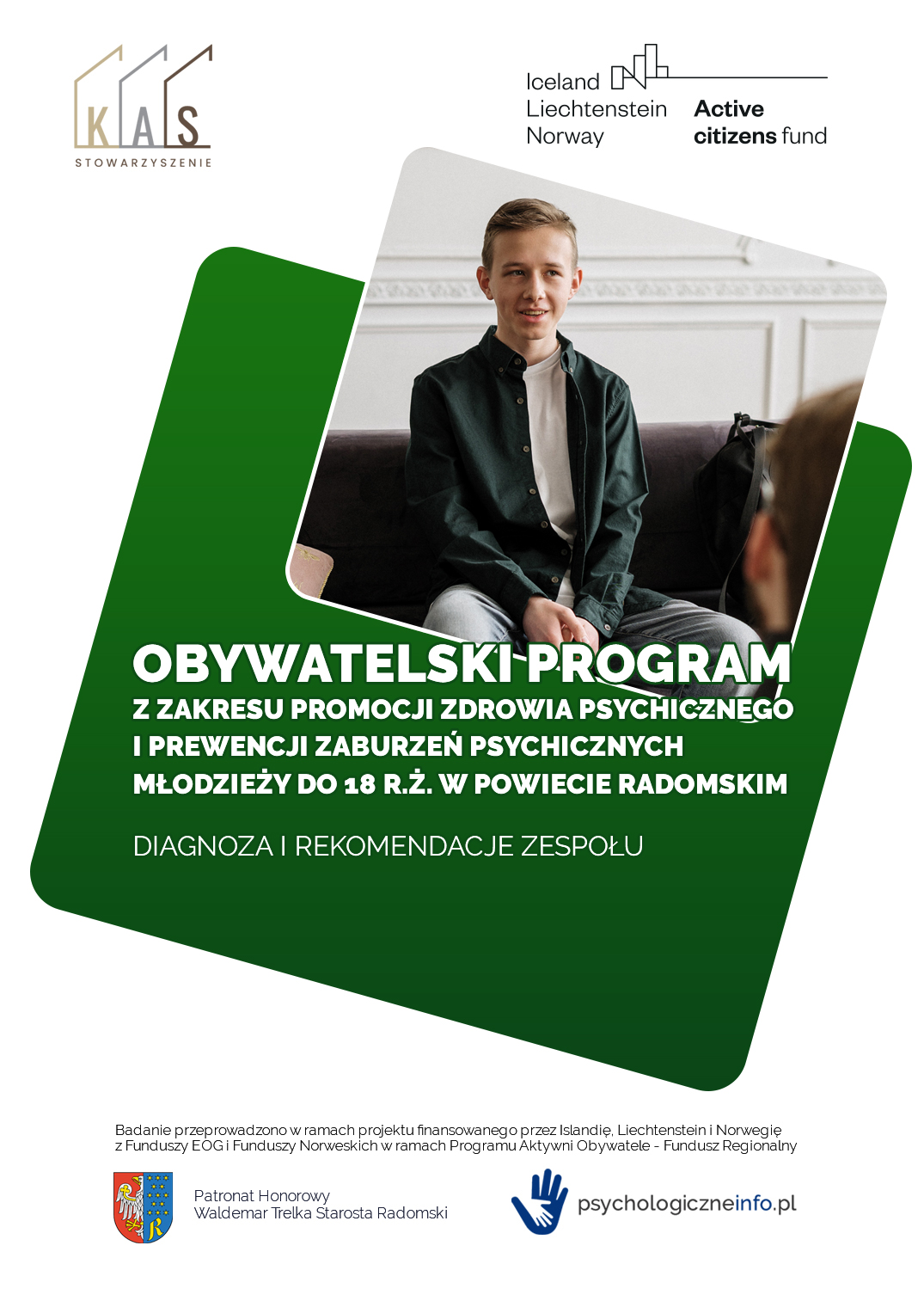 Obywatelski Program Promocji Zdrowia Psychicznego Dzieci i Młodzieży w powiecie radomskim